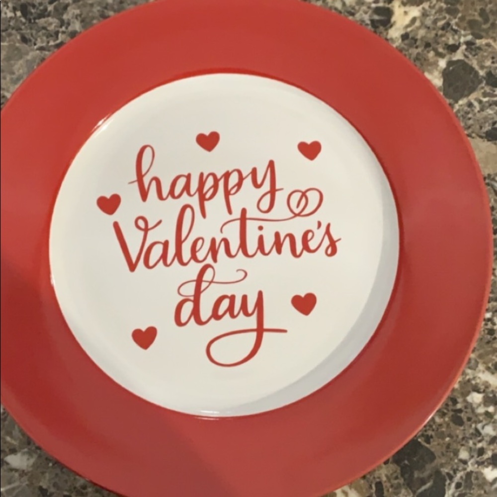 Decorative Valentine’s Day plate